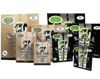 Skunk & Cookies Sack Storage Bag Odour Resistant Zipper Smelly Proof Various Sizes