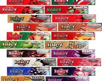 Juicy Jay's Flavored Rolling Papers King Size Slim - Many Variations