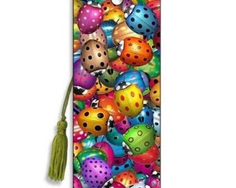 3D Bookmarks in various Designs with Silky Tassel