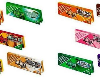Juicy Jay's Flavoured Rolling Paper 1-1/4 Size Many Variations