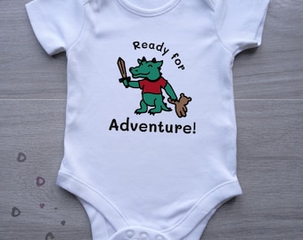 Dragon Adventurer Baby Vest - Fantasy Themed Bodysuit