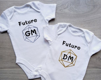 Future DM / GM Baby Vest - RPG D&D Themed Bodysuit