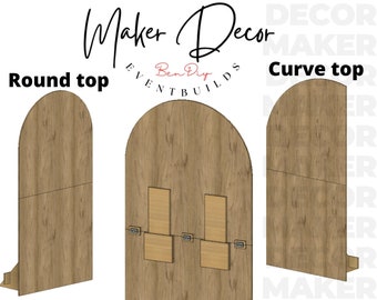 Foldable Backdrop PLANS with Measurements- DIGITAL DOWNLOAD (These are only plans on how to build yourself)