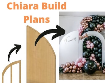 Chiara Backdrop PLANS with Measurements- DIGITAL DOWNLOAD (These are only plans on how to build yourself)