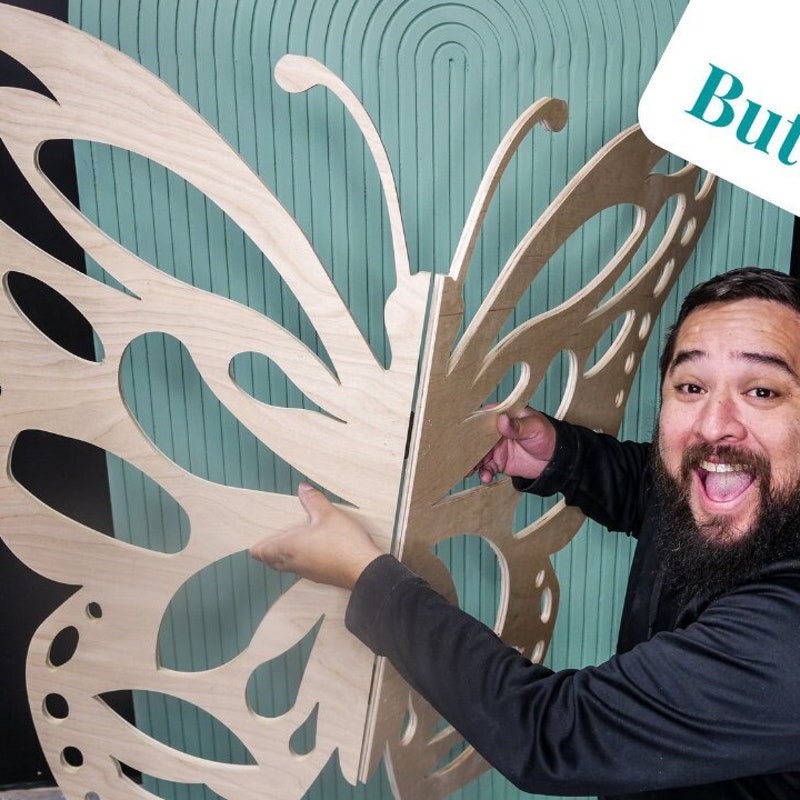 Stand Butterfly Template Etsy