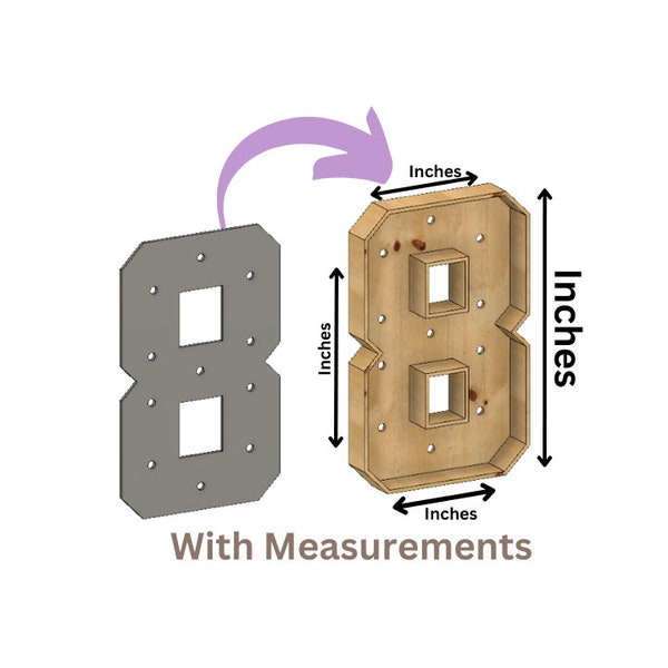 Marquee #8 Full Measurement Plans 4ft Tall