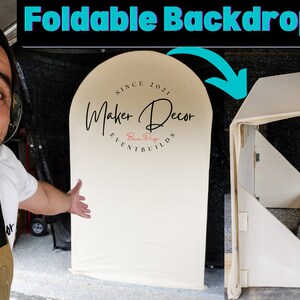 Foldable Backdrop PLANS With Measurements- DIGITAL DOWNLOAD (these Are ...