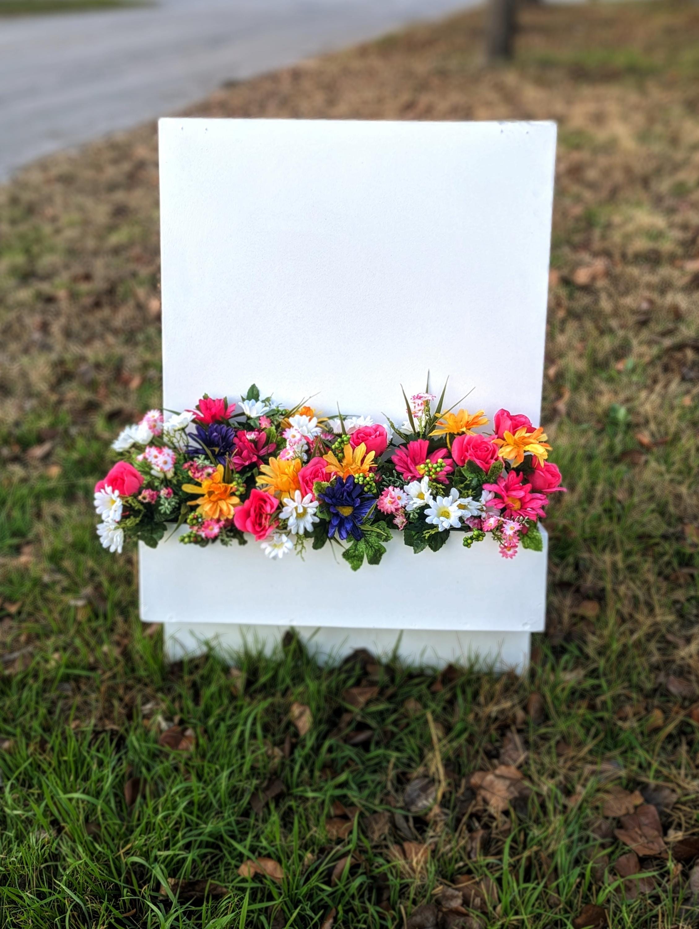 Flower Box Frame Sign Welcome Sign Flower Box Display PLANS Directions With Measurements ...