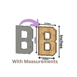 Marquee (B) Full Measurement Plans 4 ft Tall