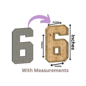 Marquee #6 Full Measurement Plans 3ft Tall