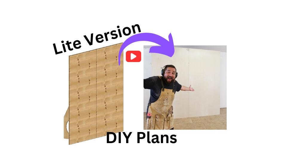 Simple Lite Wood Backdrop PLANS With Measurements- DIGITAL DOWNLOAD ...