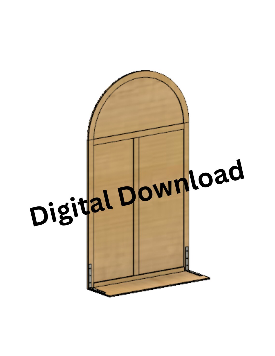 Round Top Backdrop PLANS With Measurements- DIGITAL DOWNLOAD (these Are ...