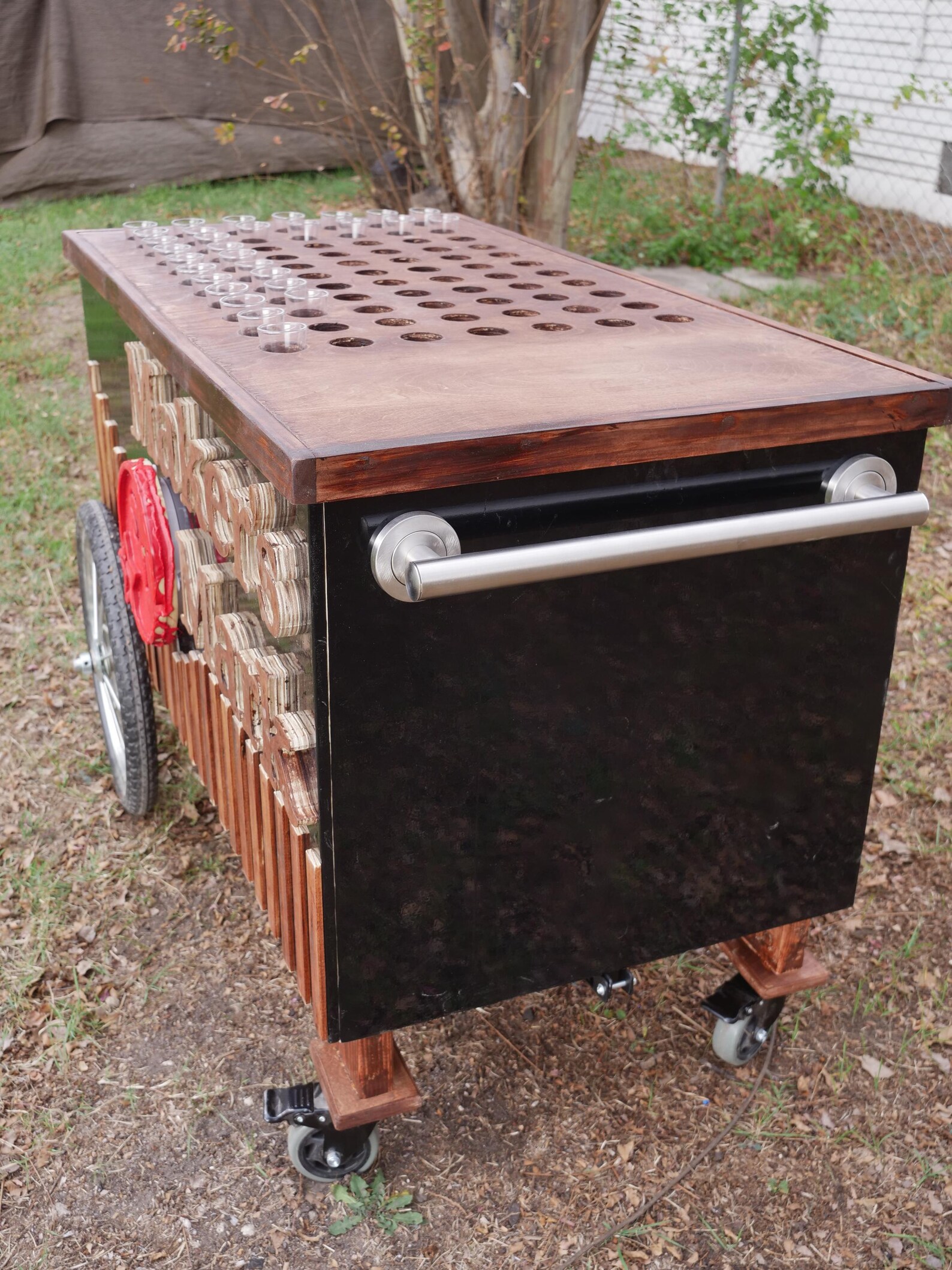 Shot Glass Cart (foldable) PLANS With Measurements - DIGITAL DOWNLOAD ...