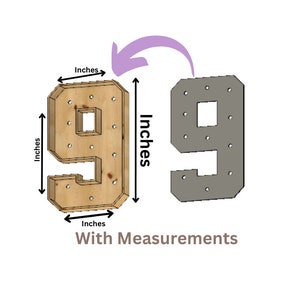 Marquee #9 Full Measurement Plans 3ft Tall