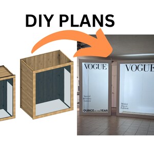 Magazine Photo Booth Backdrop PLANS With Measurements DIGITAL DOWNLOAD magazine-photo-booth-backdrop-plans-with-measurements-digital-download