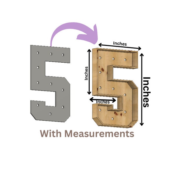 Marquee #5 Full Measurement Plans 4ft Tall