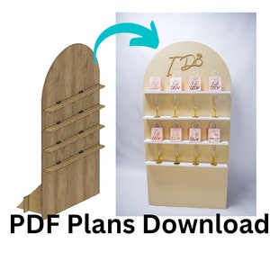 Treat Wall PLANS with Measurements- DIGITAL DOWNLOAD (These are only plans on how to build yourself)