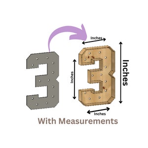 Marquee #3 Full Measurement Plans 3ft Tall