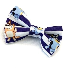 Bluey  Bowtie| Cartoon Character Bowtie| Funny Bowtie| Kids Bowtie| Bluey| Bluey birthday