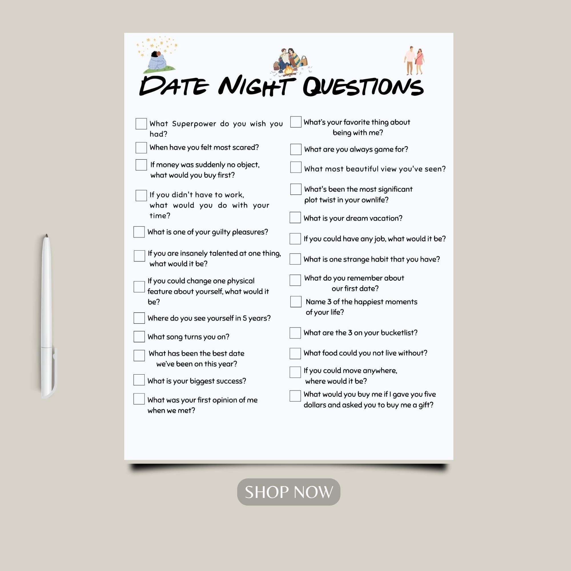 Unusual Date Ideas,printable Bucket List,date Ideas,couple Goals,date ...