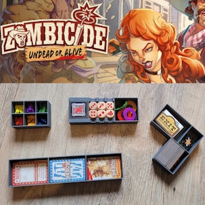 Inserto organizador de armazenamento para o jogo Zombicide Undead or Alive