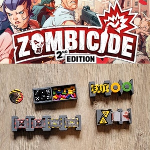 Opberginzet-organizer voor het spel Zombicide 2e editie