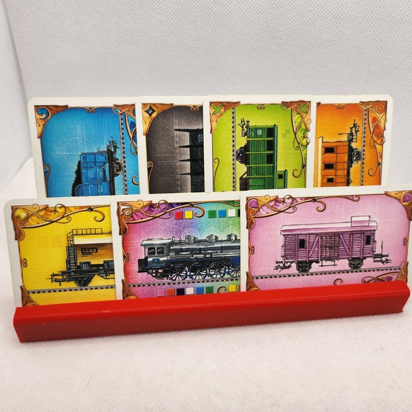 Support de cartes double pour jeu de societe les aventurier du rail toutes versions