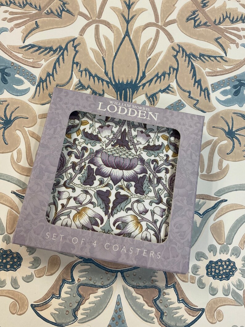 William Morris Placemat and Coaster Set 4 Placemats & 4 Etsy UK