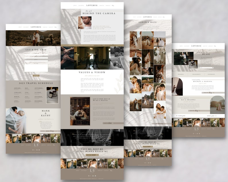 Showit Website Template Showit Template for Photographers Etsy Showit Website Template Showit Template for Photographers Etsy