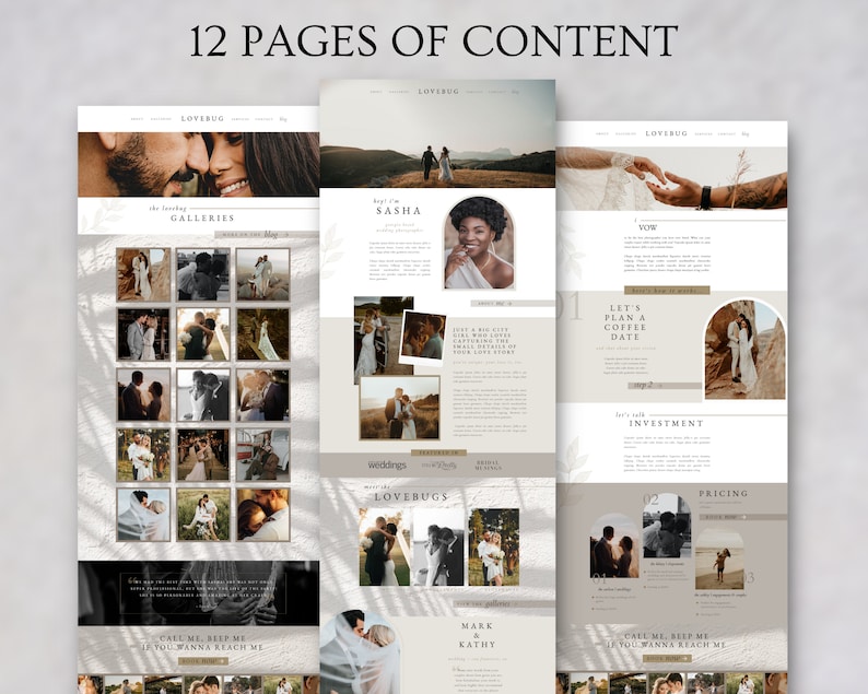 Showit Website Template Showit Template for Photographers Etsy Showit Website Template Showit Template for Photographers Etsy