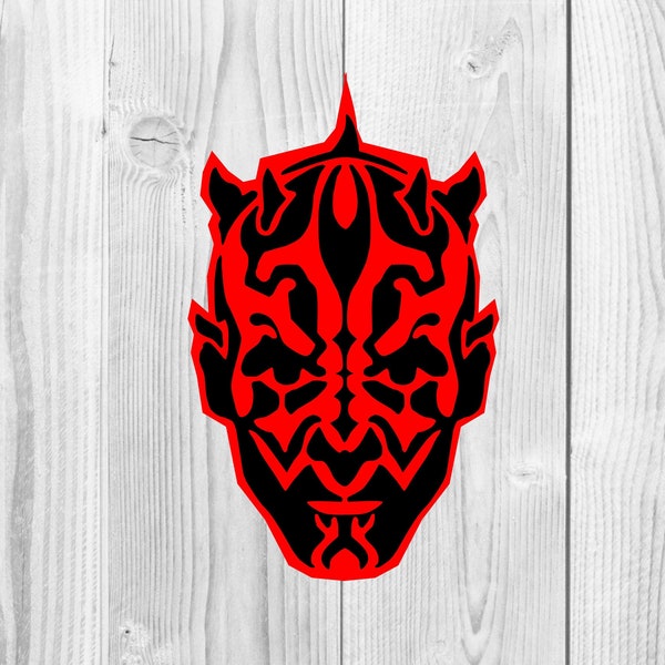 Darth Maul SVG / Cut File / Cricut / Inkscape / Design Space