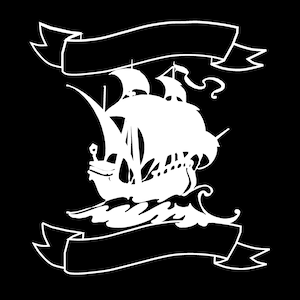 Pirate Ship W/ Banner SVG Download