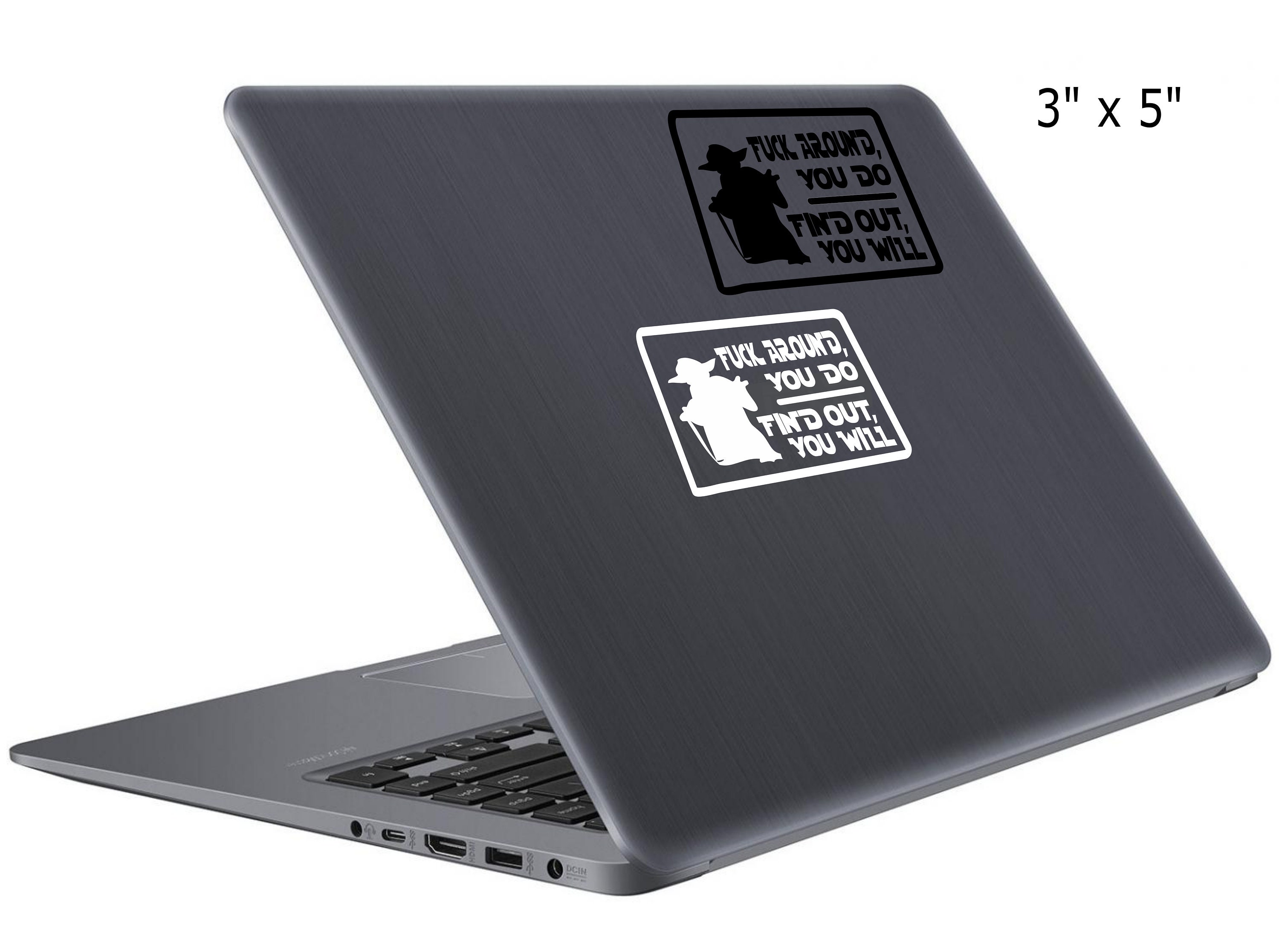 Yoda Fk Around and Find Out Decal - Etsy