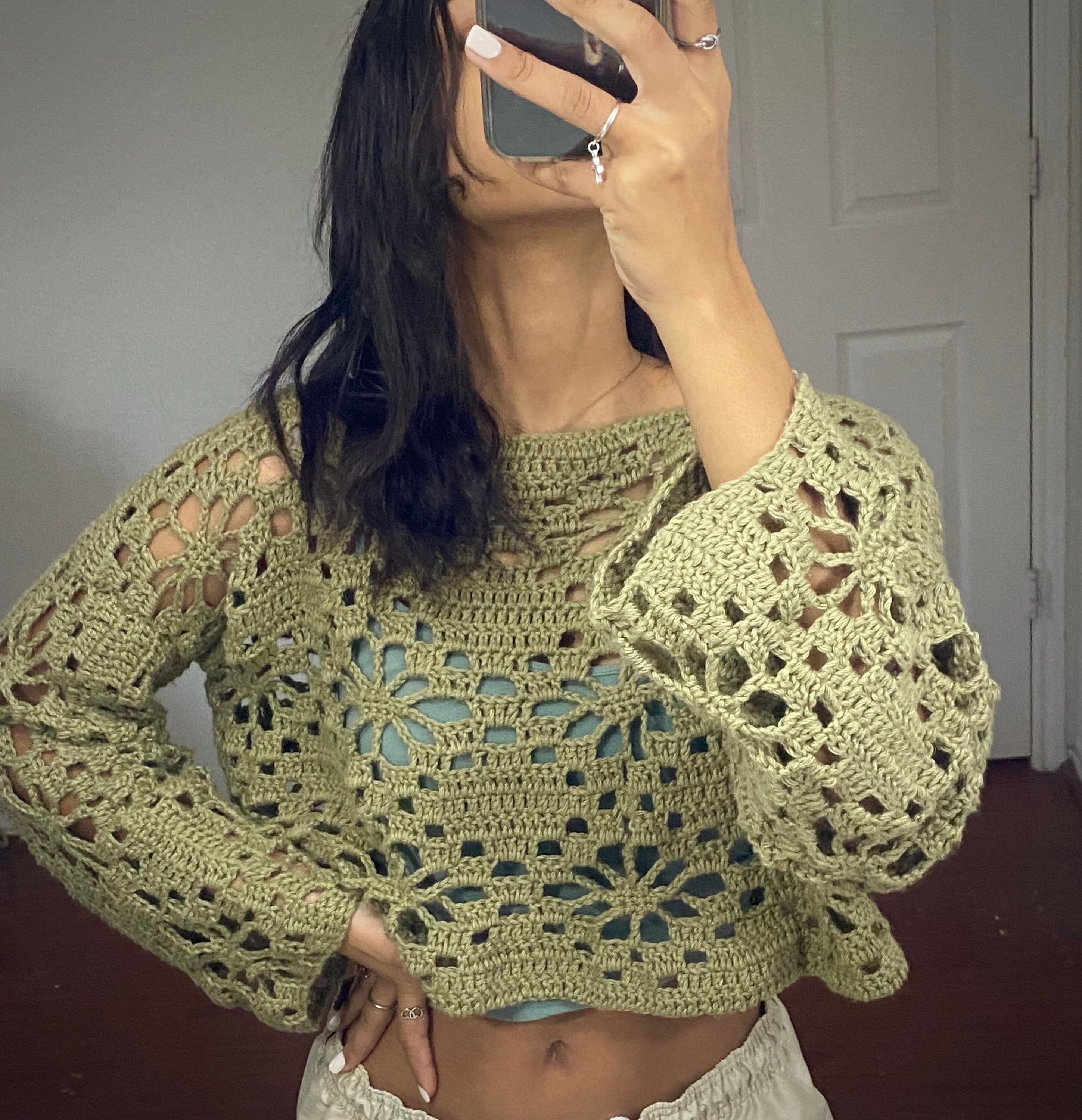 Organic Crochet Top 