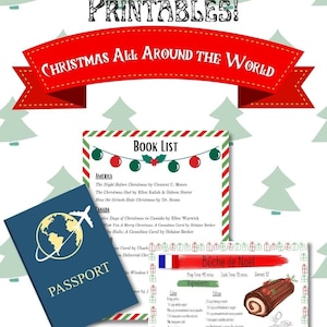 Christmas All Around the World | Holidays Around the World | Holiday Printables | Homeschool | Unit Study