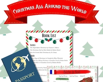 Noël partout dans le monde | Vacances autour du monde | Imprimables de vacances | École à la maison | Unité d'étude