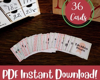 Kids Activity Advent Calendar | Christmas Advent Calendar | Kid's Activities | Holiday Activities