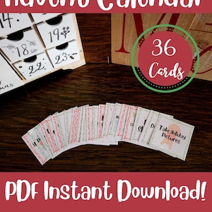 Kids Activity Advent Calendar | Christmas Advent Calendar | Kid&#39;s Activities | Holiday Activities