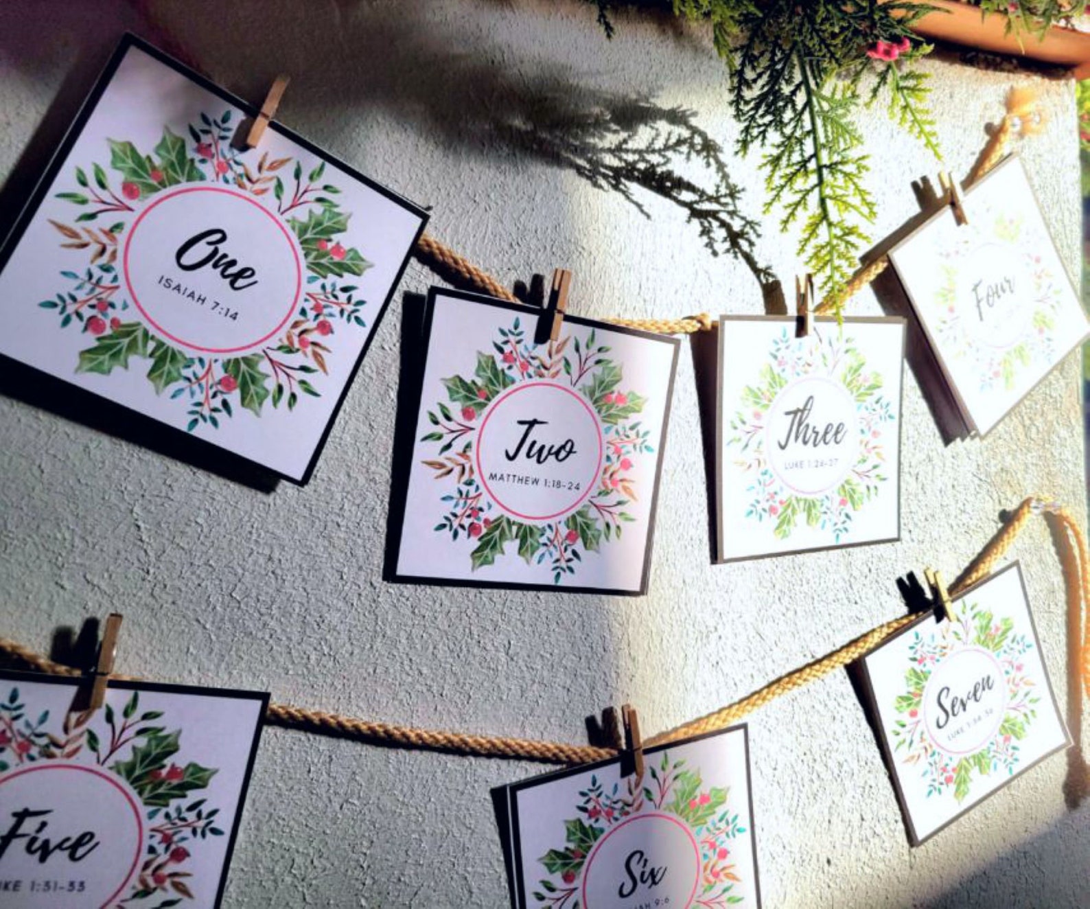 Printable the Story of Christmas Advent Calendarbible Advent Cards for