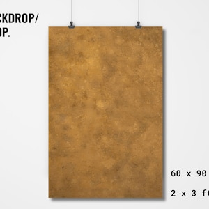Ochre vinyl backdrop for food, product photography, flat lay, food styling and instagram photography