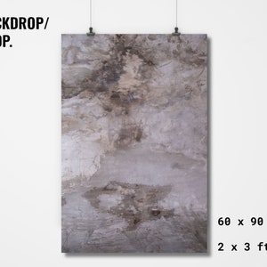 Grey backdrop of old wall with purple tones for food, product, Instagram and flat lay photography