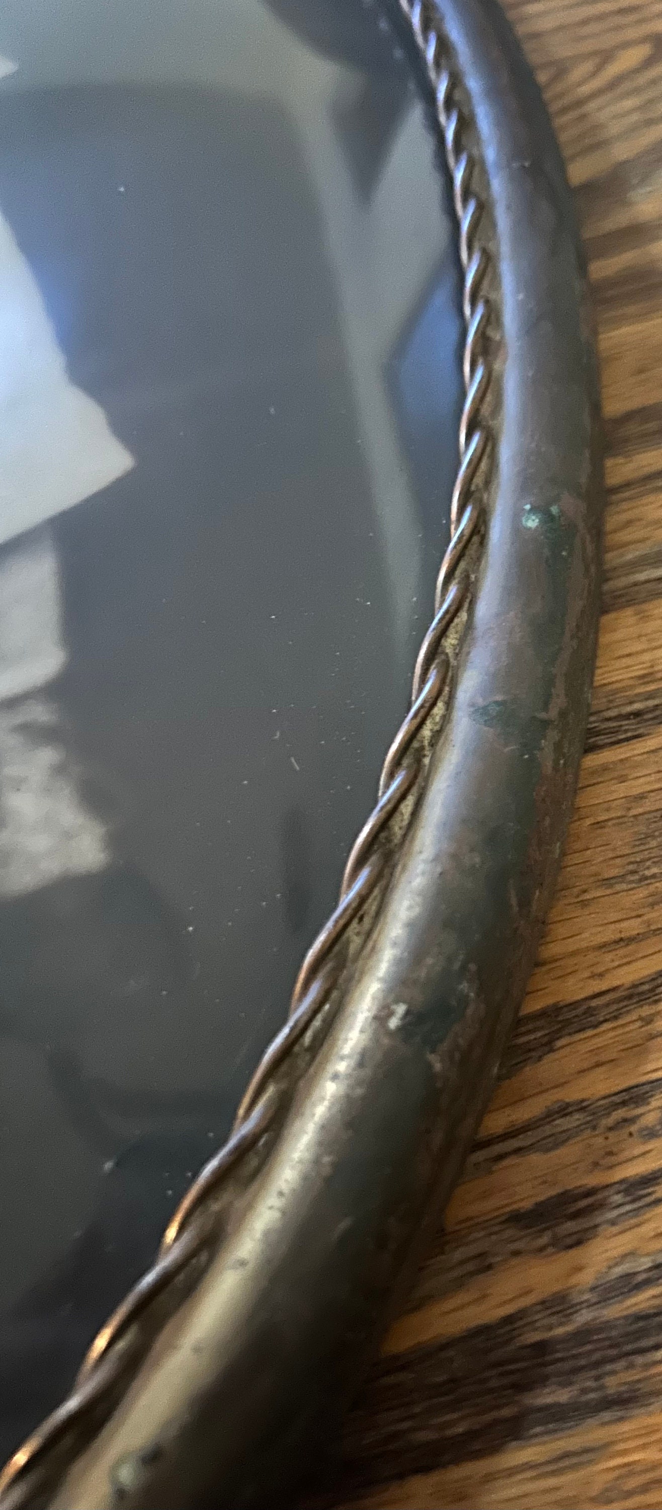 Antique Copper Photo Frame With Photo - Etsy