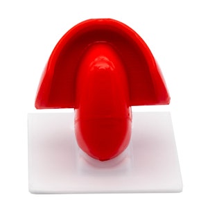 The Big One V1.4 Bâillon à langue en silicone Red image 5