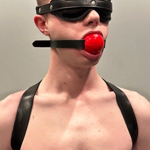 Ultra Restrictive Ball Gag with Strap image 4