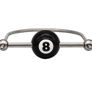 Billiard Ball Gag with Steel Bar image 3