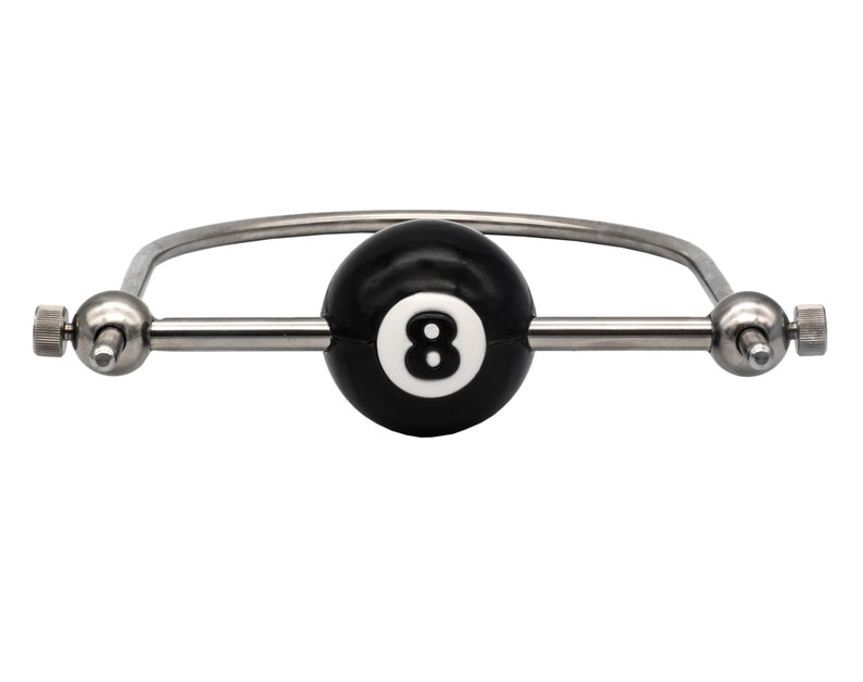 Billiard Ball Gag with Steel Bar image 3