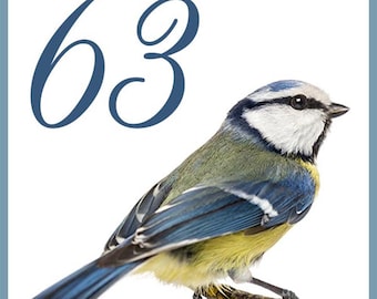 Plaque de porte numéro de rue personnalisable réf. AM30