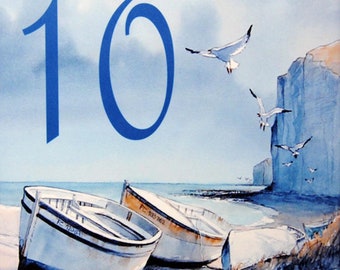 Targa civica con scritta personalizzata a scelta rif. MM5