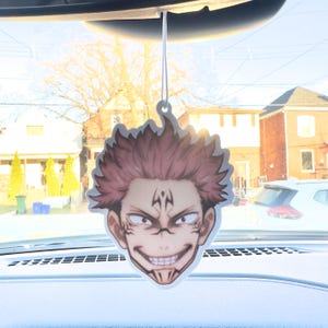Ryoiki tenkai! I Double sided Anime Air Fresheners, JJK anime car decor, anime gift