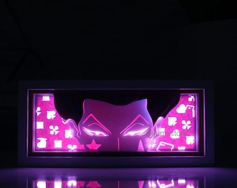 Anime Lightbox | Anime Inspired Night Light | Anime Inspired LED Light ...